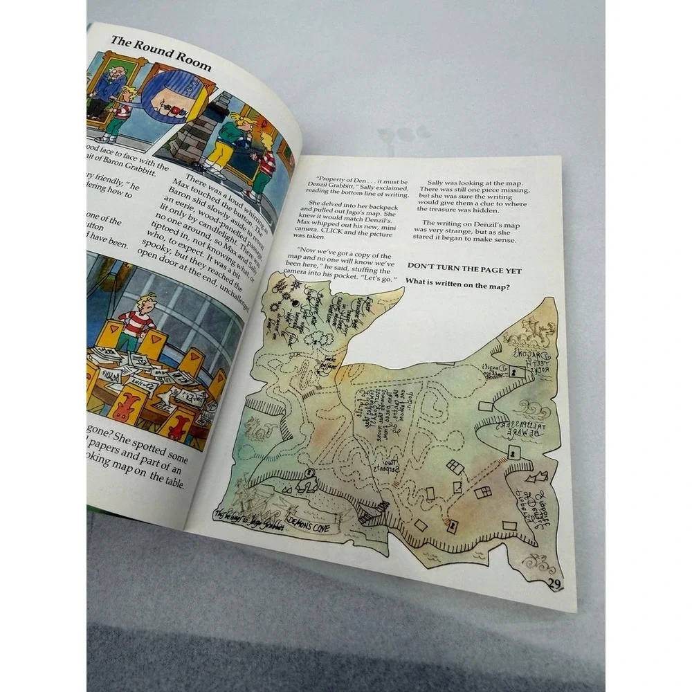 Second Usborne Book of Puzzle Adventures Stories VTG 1990 Paperback ACCEPTABLE